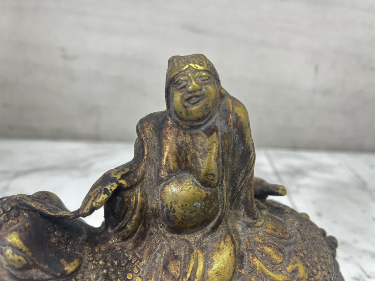 人気商品!! 古銅 蝦蟇仙人香炉 domainincite.com