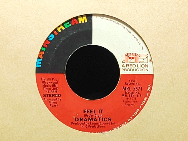 Dramatics - No Rebate On Love / Feel It_画像2