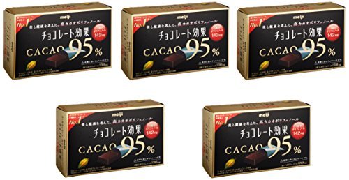 60g×5箱 明治 チョコレート効果カカオ95%BOX 60g×5箱_画像6