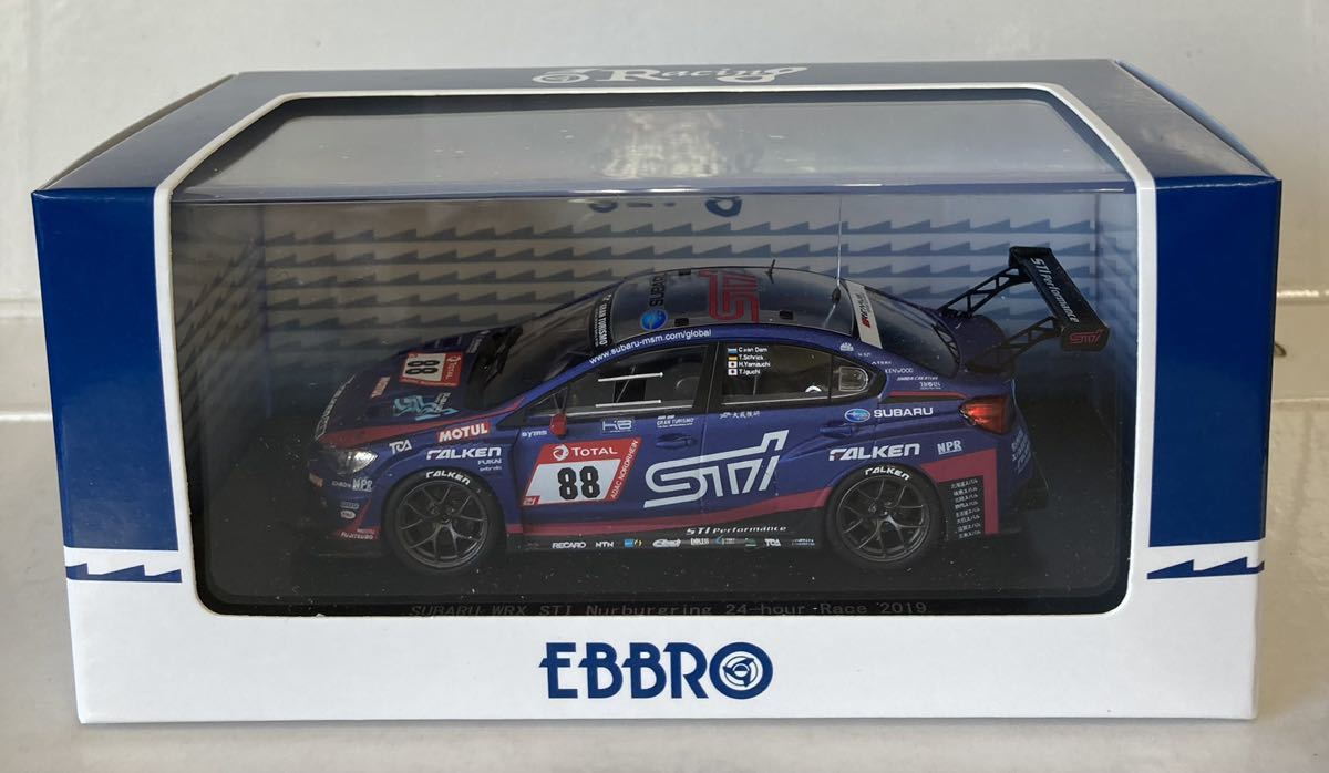 永遠の定番モデル エブロ 1 43 スバル WRX STI No.88 2019 ニュルブル