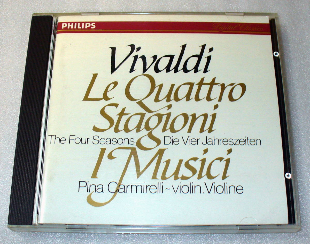 D1■ヴィヴァルディ 四季 Vivaldi :Le Quattro Stagioni / The Four Seasons*I MUSICI/ *イ・ムジチ合奏団/西独盤/1982年 D1■ヴィヴァルディ 四季 Vivaldi :Le Quattro Stagioni / The Four Seasons*I MUSICI/ *イ・ムジチ合奏団/西独盤/1982年