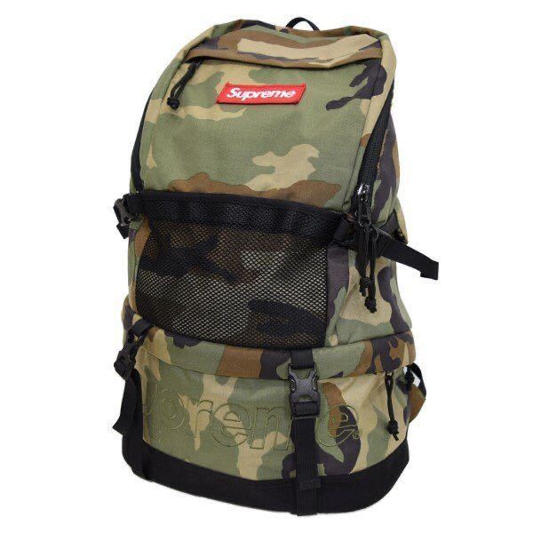 CAMO 2015 Supreme BACKPACK 迷彩 カモ シュプリーム バックパック リュック north face ノースフェイス tnf