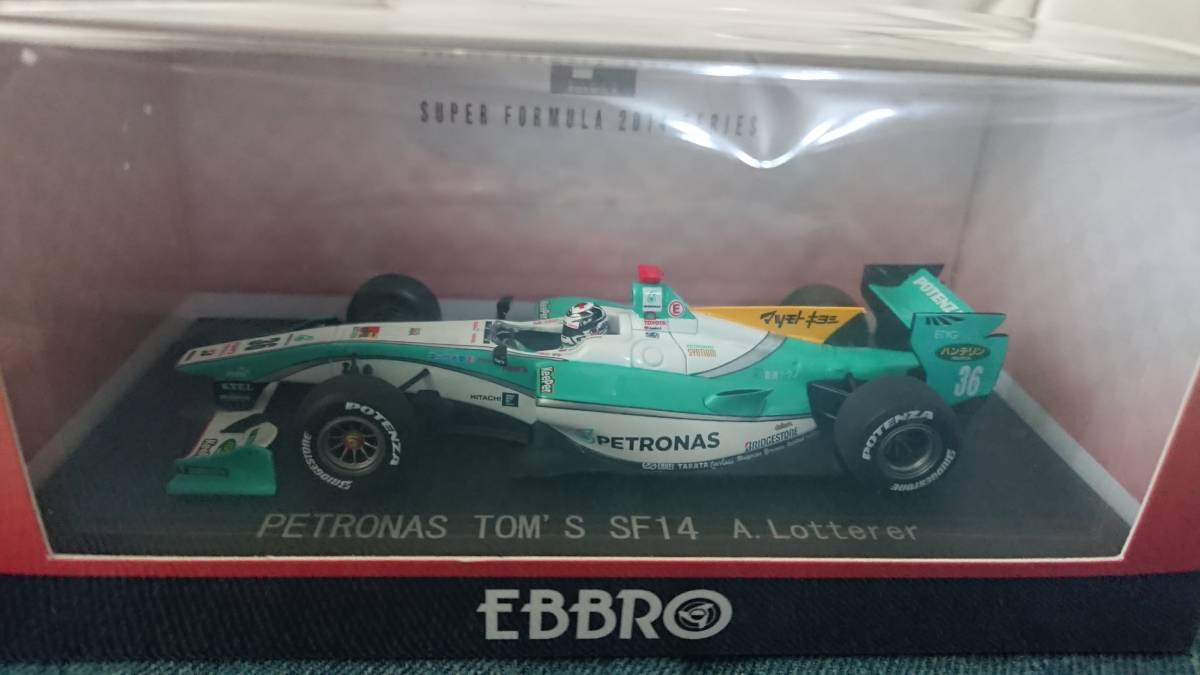 1/43 EBBRO 2014年スーパーフォーミュラ ペトロナストムスSF14#36 A