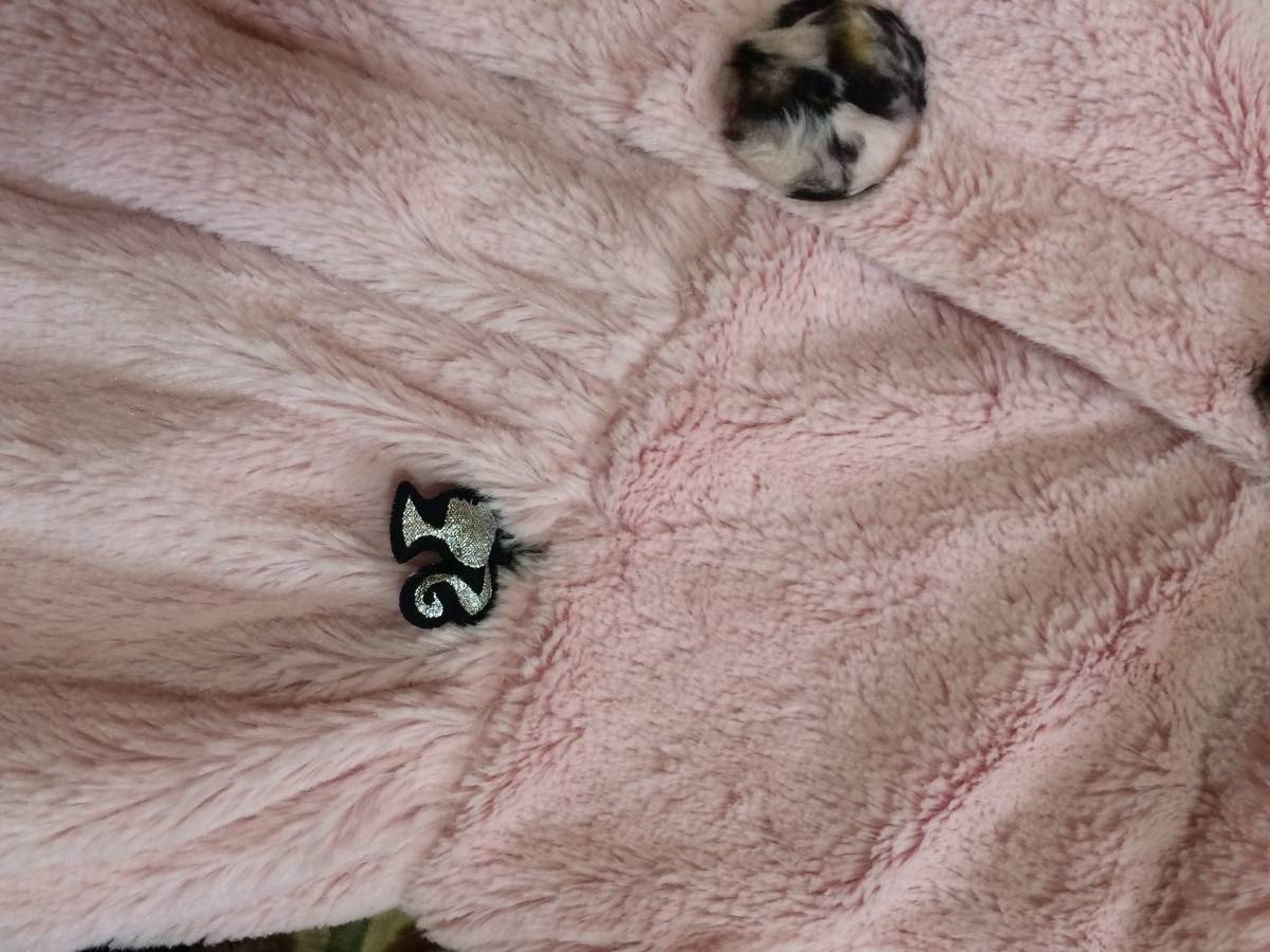  одежда пальто * BARBIE Barbie меховое пальто 110 120 бледно-розовый жакет внешний джемпер джемпер *