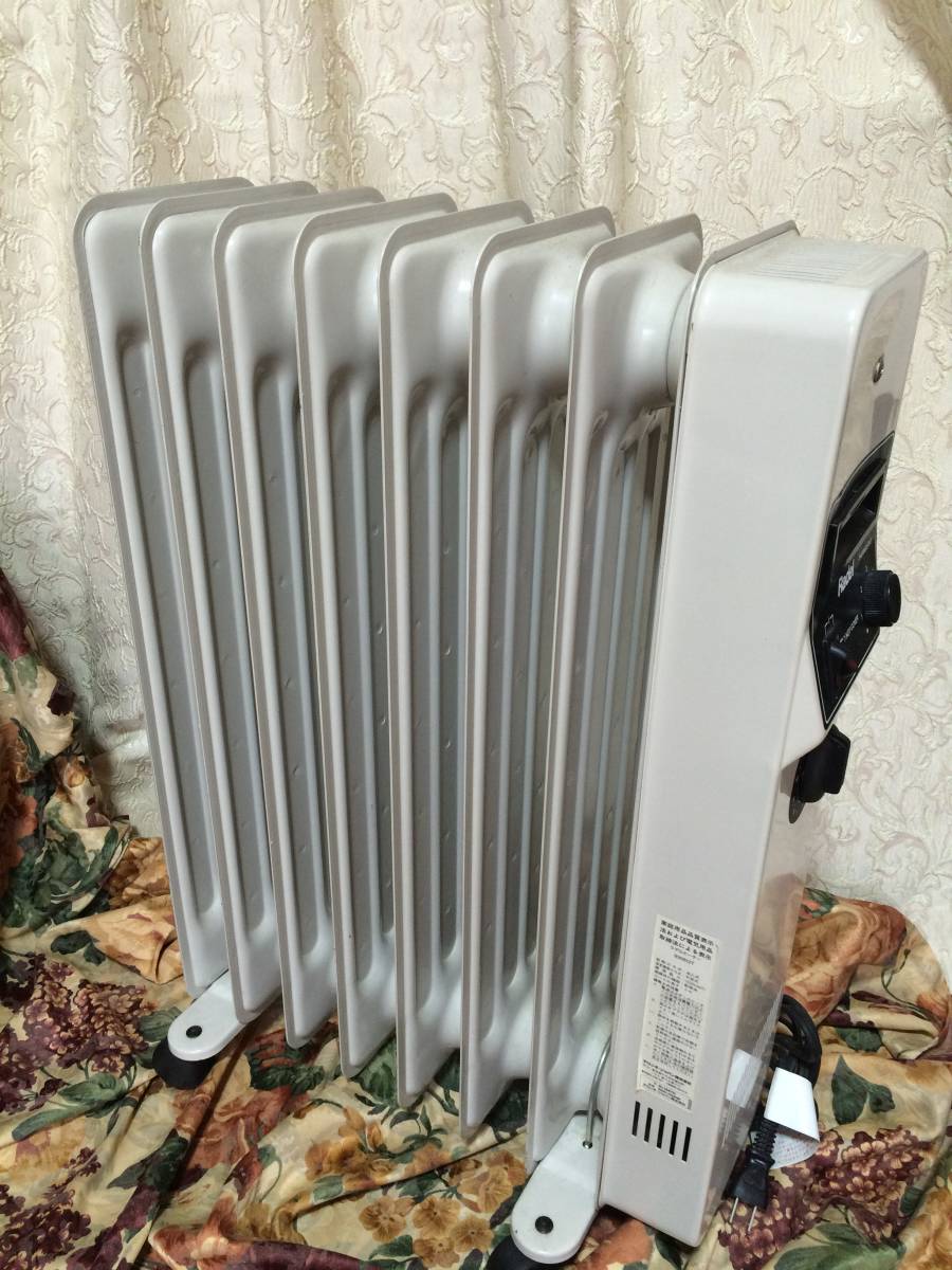  heating *te long gi Japan oil heater Radel THERMOSTATla Dell heater 100V 1200W * USED