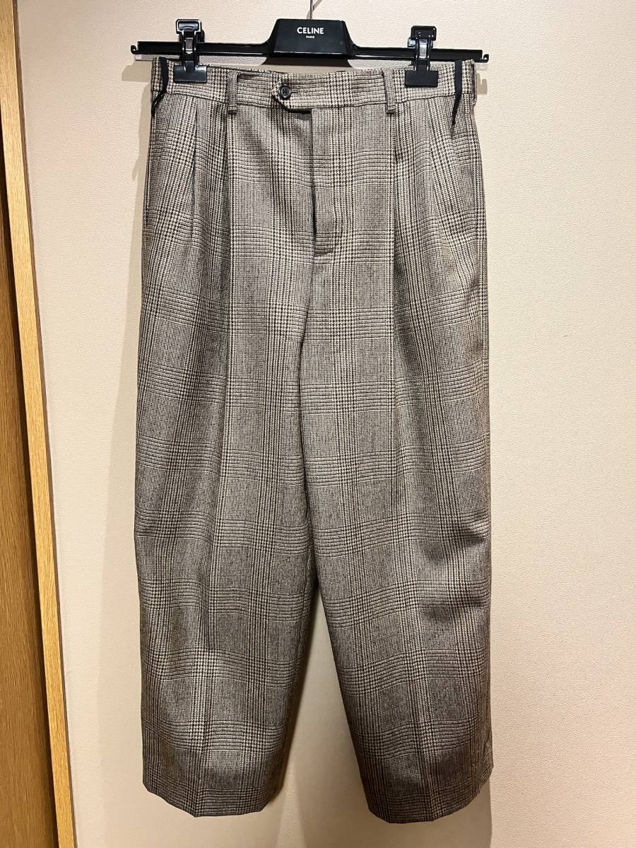 Yahoo!オークション - 21AW CELINE HOMME チェック ウール Yahoo!オークション - 21AW CELINE HOMME チェック ウール
