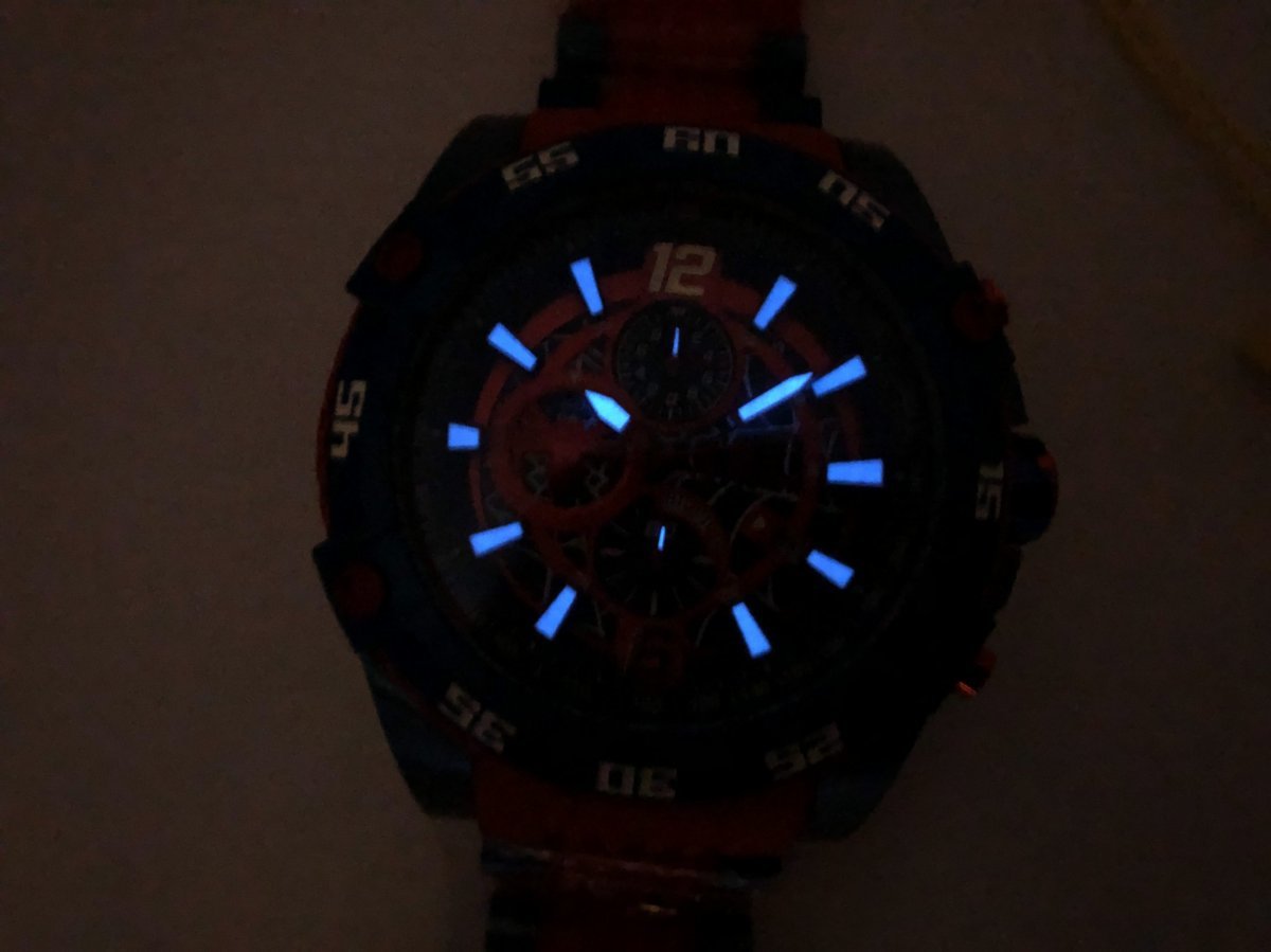 インビクタ 腕時計 スパイダーマン マーベル×インビクタ コラボ 4000個 特別限定品 クロノグラフ 安心の日本製ムーブメント_画像10