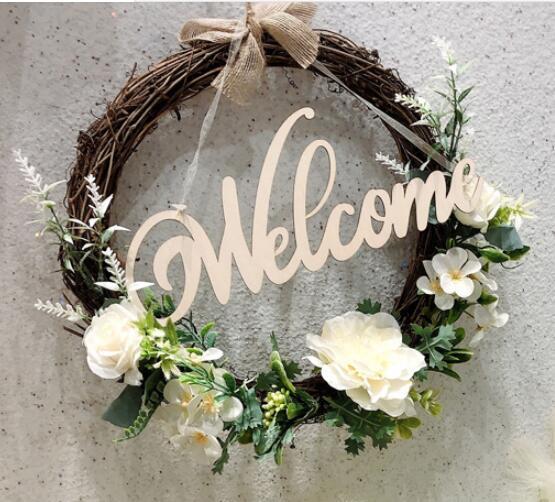  hand made * lease * artificial flower *. shop decoration * wall decoration * entranceway * party for *30cm*