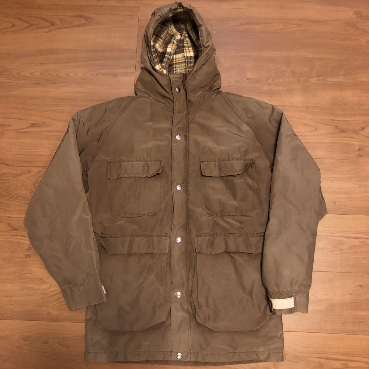 ヴィンテージ】70s woolrich 白タグ マウンテンパーカー-