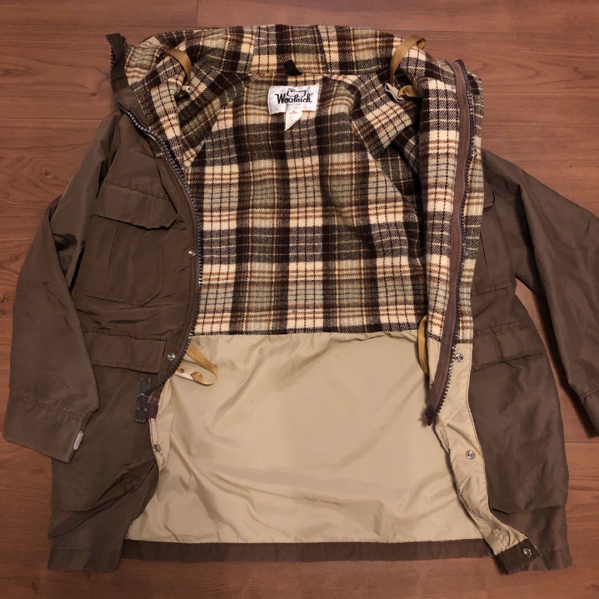 70s ウールリッチ60/40クロス　白タグ　マウンテンパーカー　ヴィンテージ　ビンテージ　USA マンパ WOOLRICH