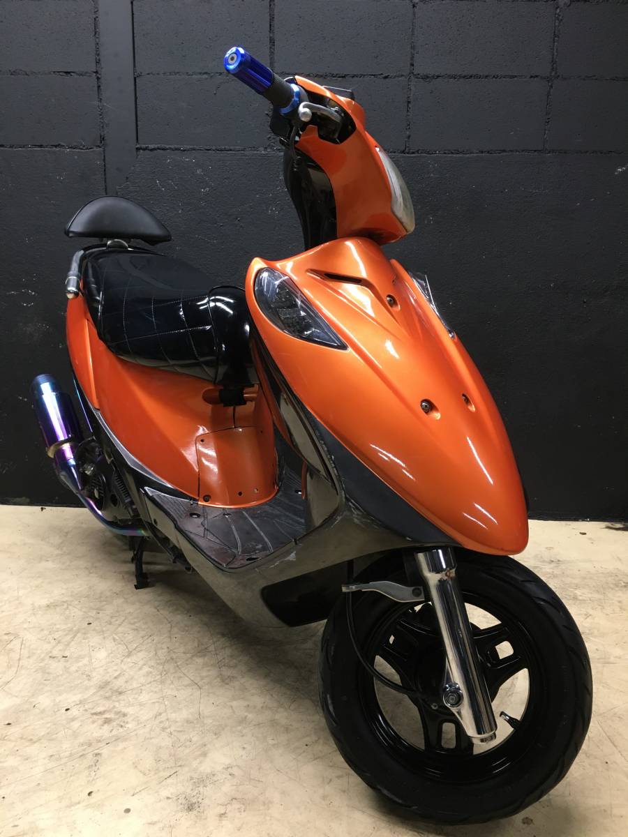 スズキ アドレスV125G CF46A 62277㎞ エンジン実働 バッテリー交換