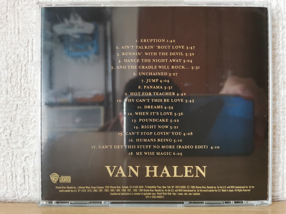 VAN HALEN 「BEST OF VOLUME Ⅰ」ヴァン・ヘイレン　ベストアルバム　輸入盤