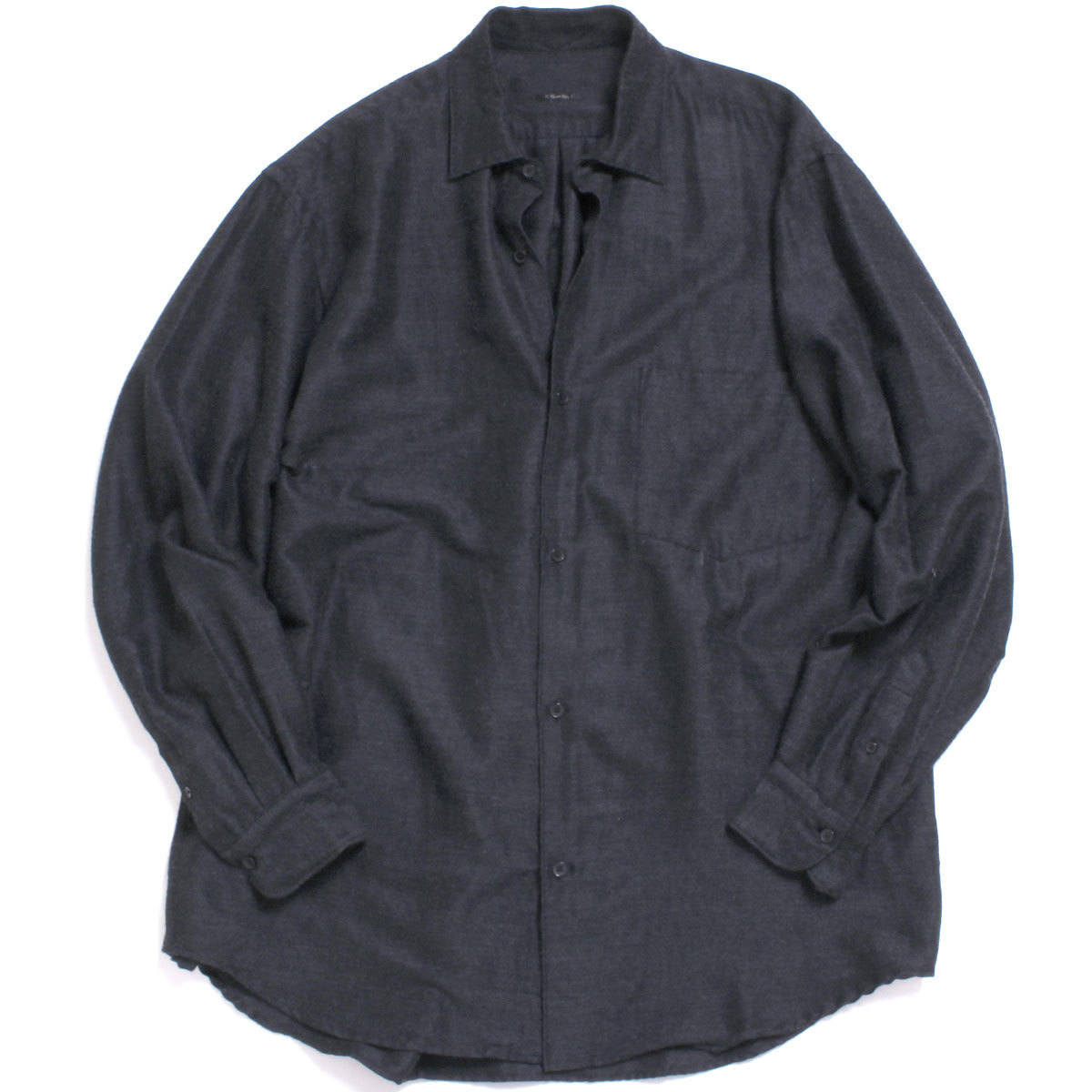 21ss COMOLI ウールシルクシャツ コモリ T01-02003-