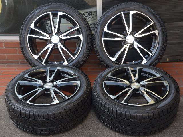 17インチ ユーロテック 17X7.5 PCD 112 5穴 +50 ピレリ アイス