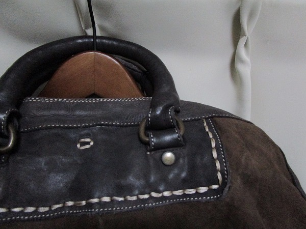  new goods ] collection PRIVEE? leather x canvas 3WAY handbag rucksack handbag tote bag collection plive?