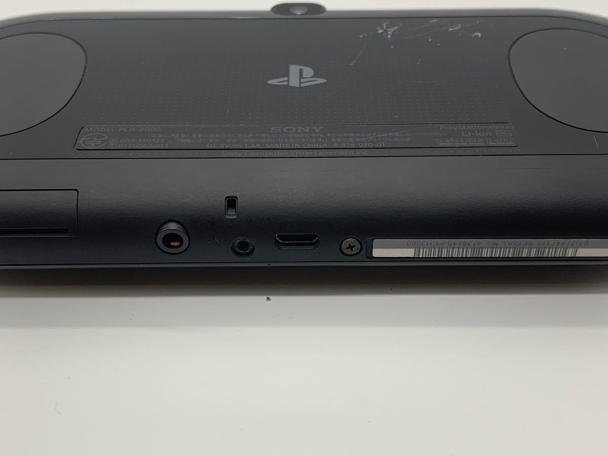SONY PS Vita PCH-2000 本体 ジャンク PlayStation Vita ソニー Wi-Fiモデル