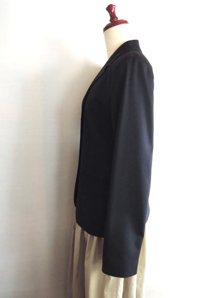 Agnis B Agnes B wool . tailored jacket box Silhouette black size 36