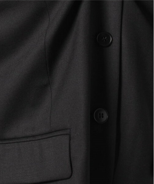 Agnis B Agnes B wool . tailored jacket box Silhouette black size 36