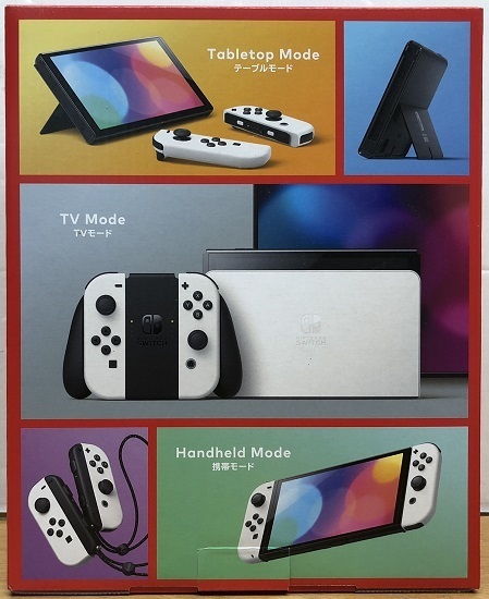 ●【未使用品】任天堂◆ニンテンドースイッチ 有機ELモデル 本体◆Nintendo Switch Joy-Con(L)/(R) ホワイト◆[14]_画像2