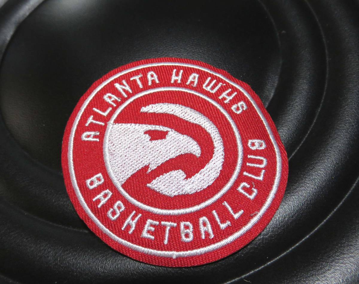 赤白円■新品NBAアトランタ・ホークスAtlantaHawks刺繍ワッペン激シブ_画像5