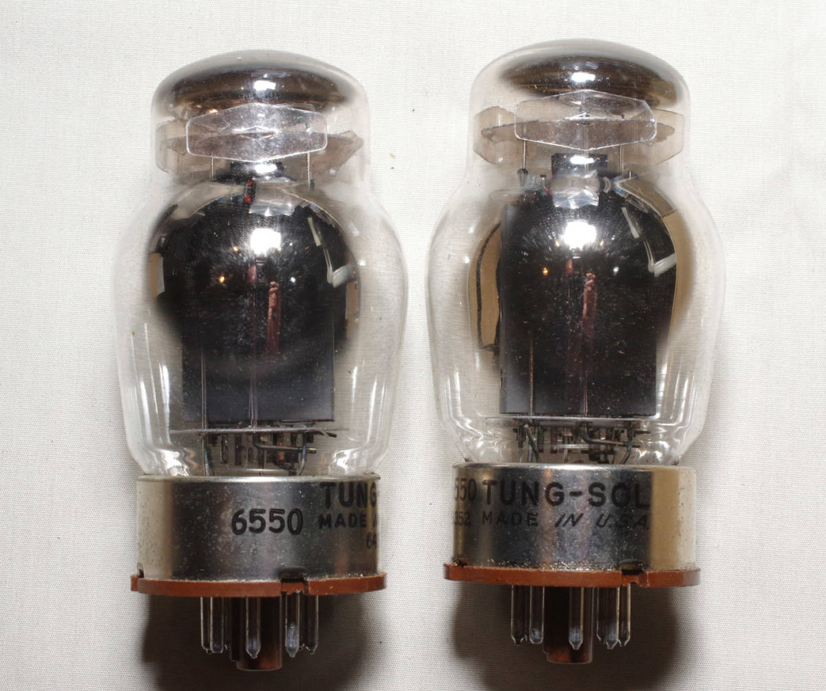 真空管 五極管 タングソル Tungsol 6550 米国製 外観新品同様 元箱入り