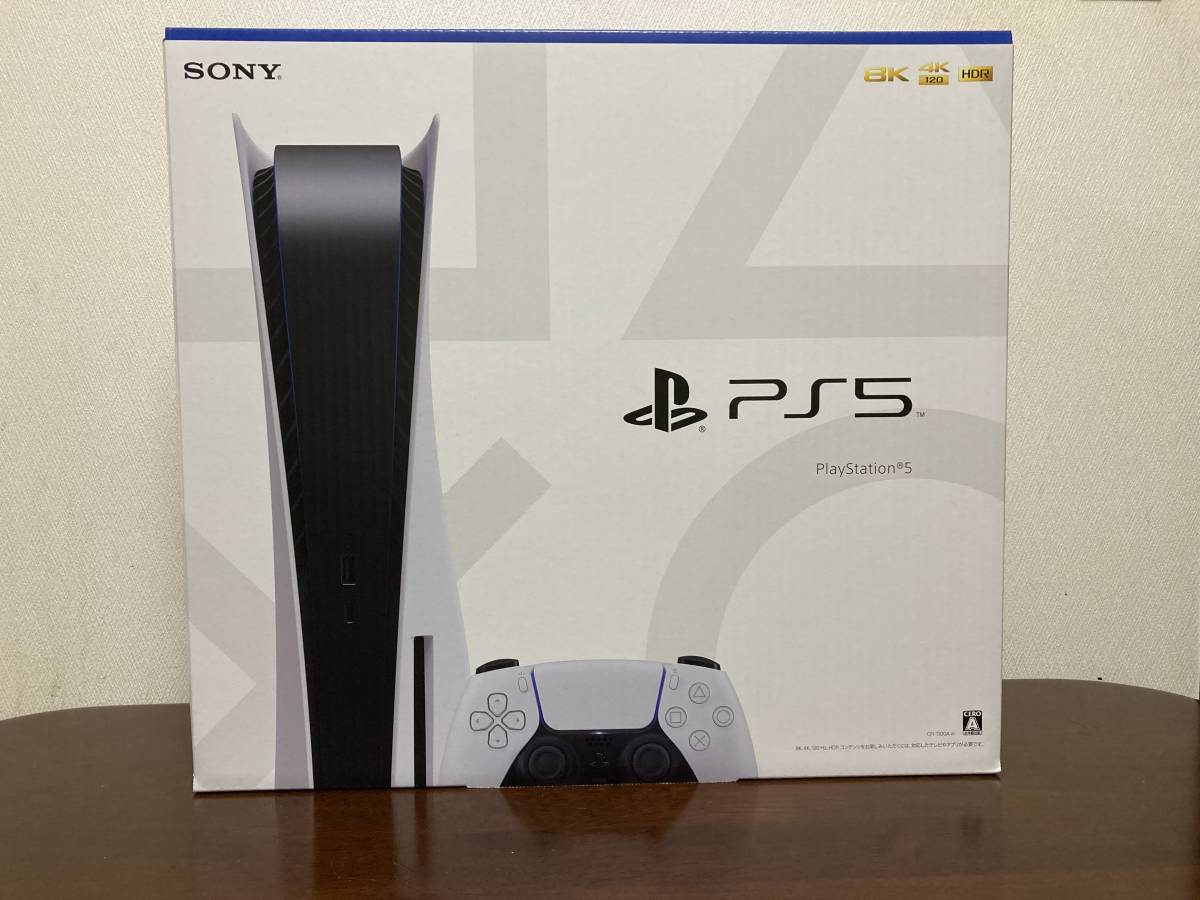 PS5 本体 SONY PlayStation5(CFI-1000A01) ディスクドライブ搭載 新品 未開封_画像1
