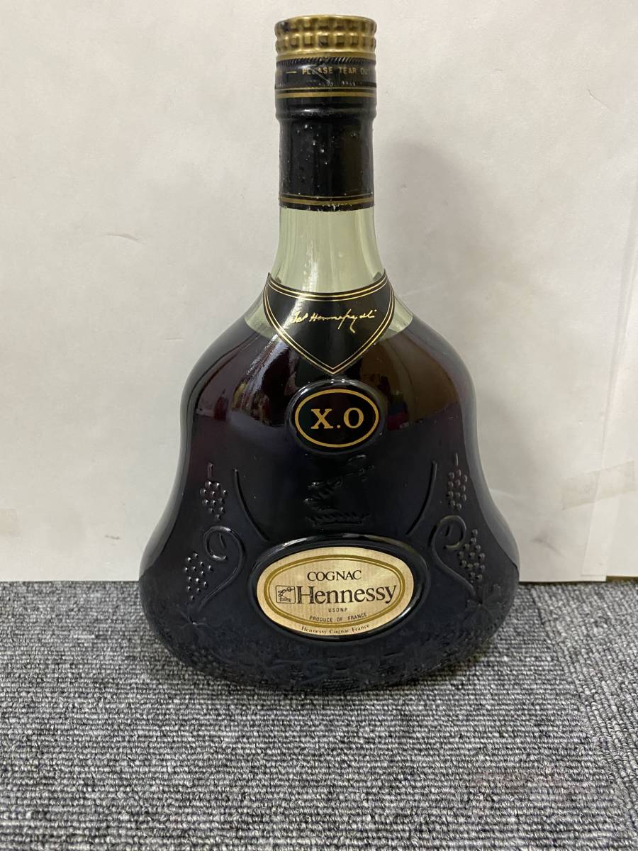 Y-31385NR Hennessy XO COGNAC ヘネシー XO グリーンボトル 金キャップ 700ml ブランデー コニャック 未開栓 古酒 