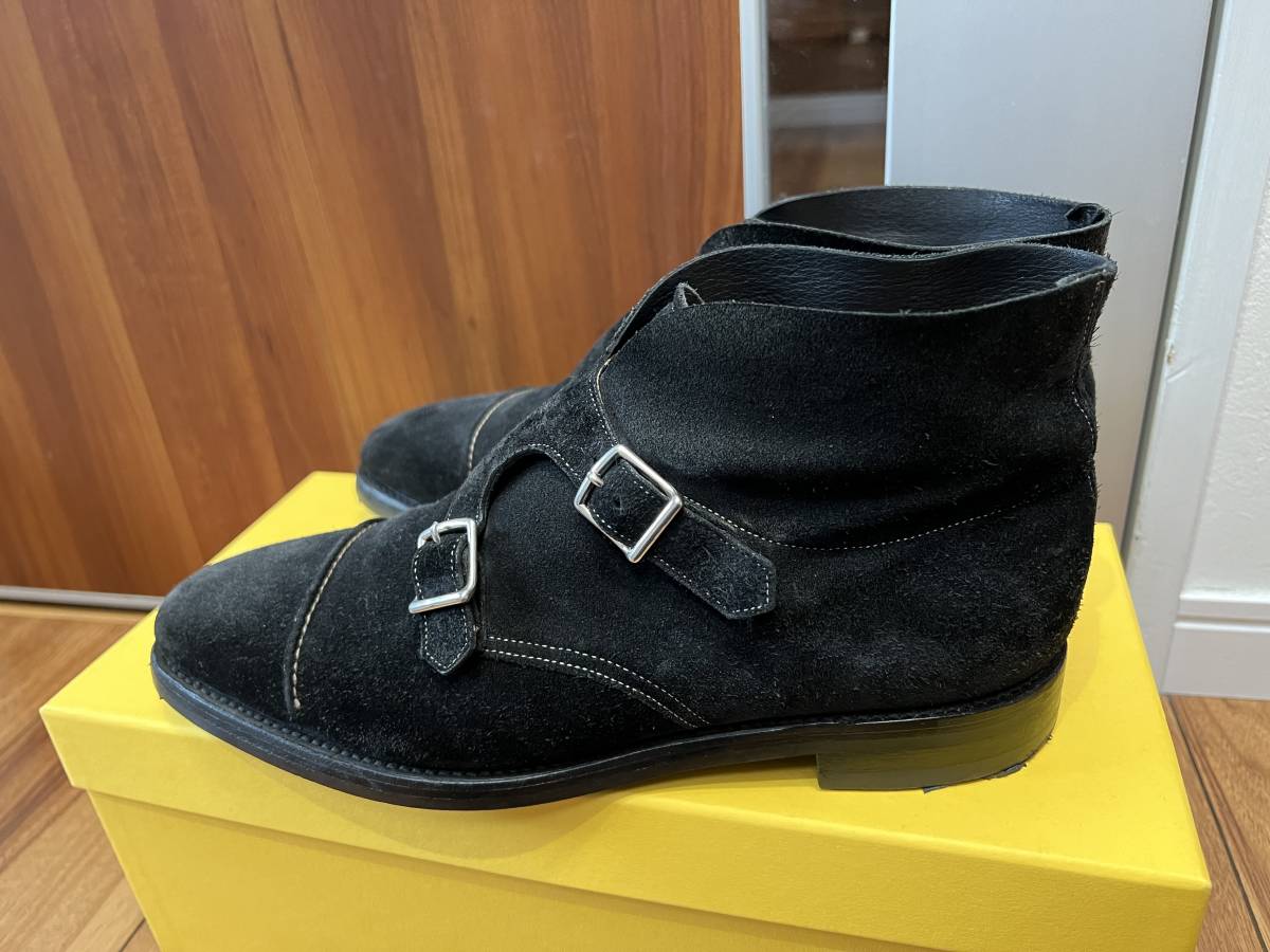 ジョンロブ 超稀少なカシミアスエード ブーツタイプ WILLIAM II BOOT