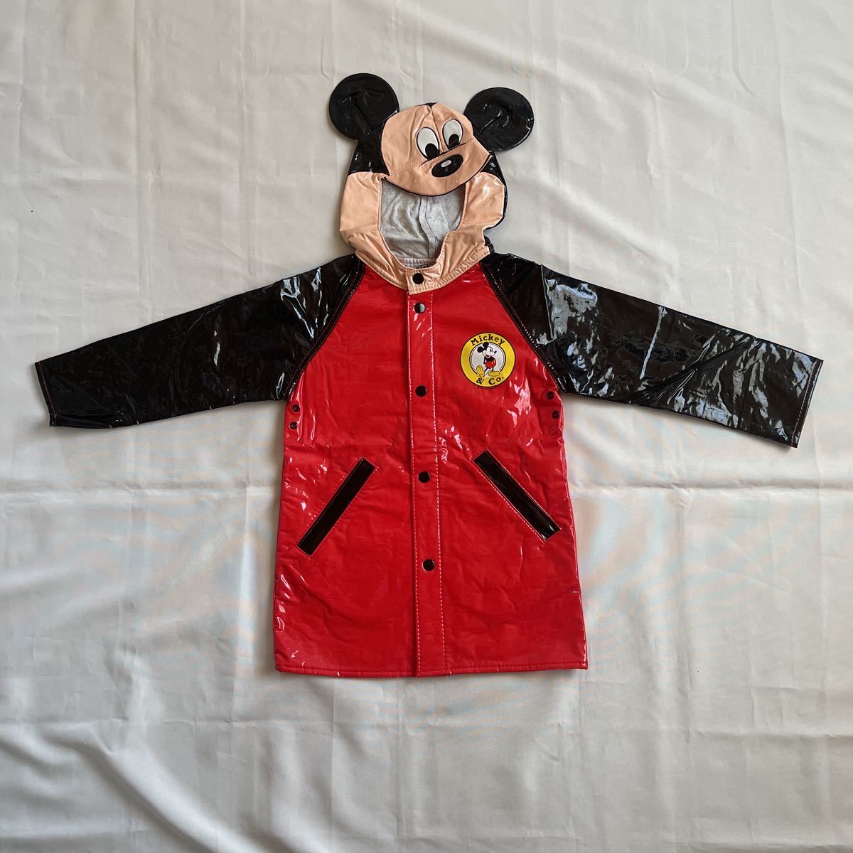 2175 Disney ミッキーマウス レインコート 高級素材使用ブランド ミッキーマウス