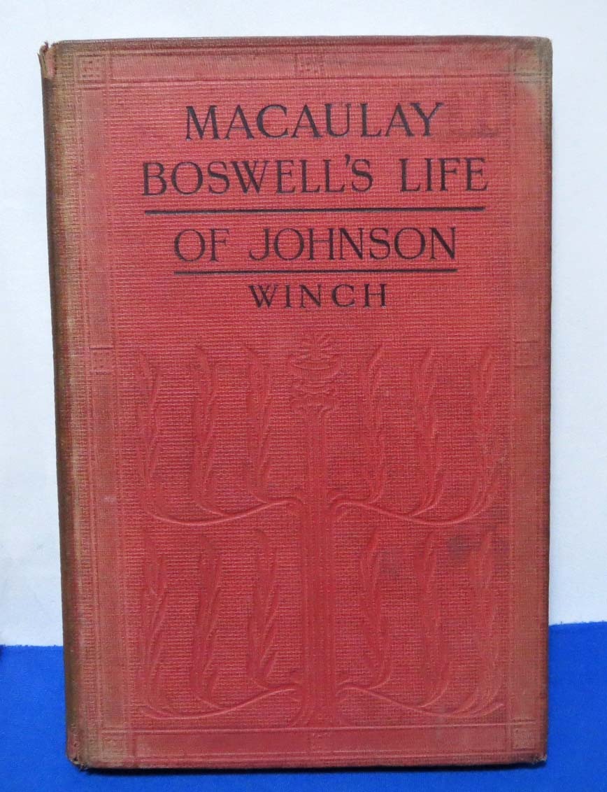 Macaulay's　Boswell's Life of Johnson/ R. F. Winch ◆ Macmillan_画像1