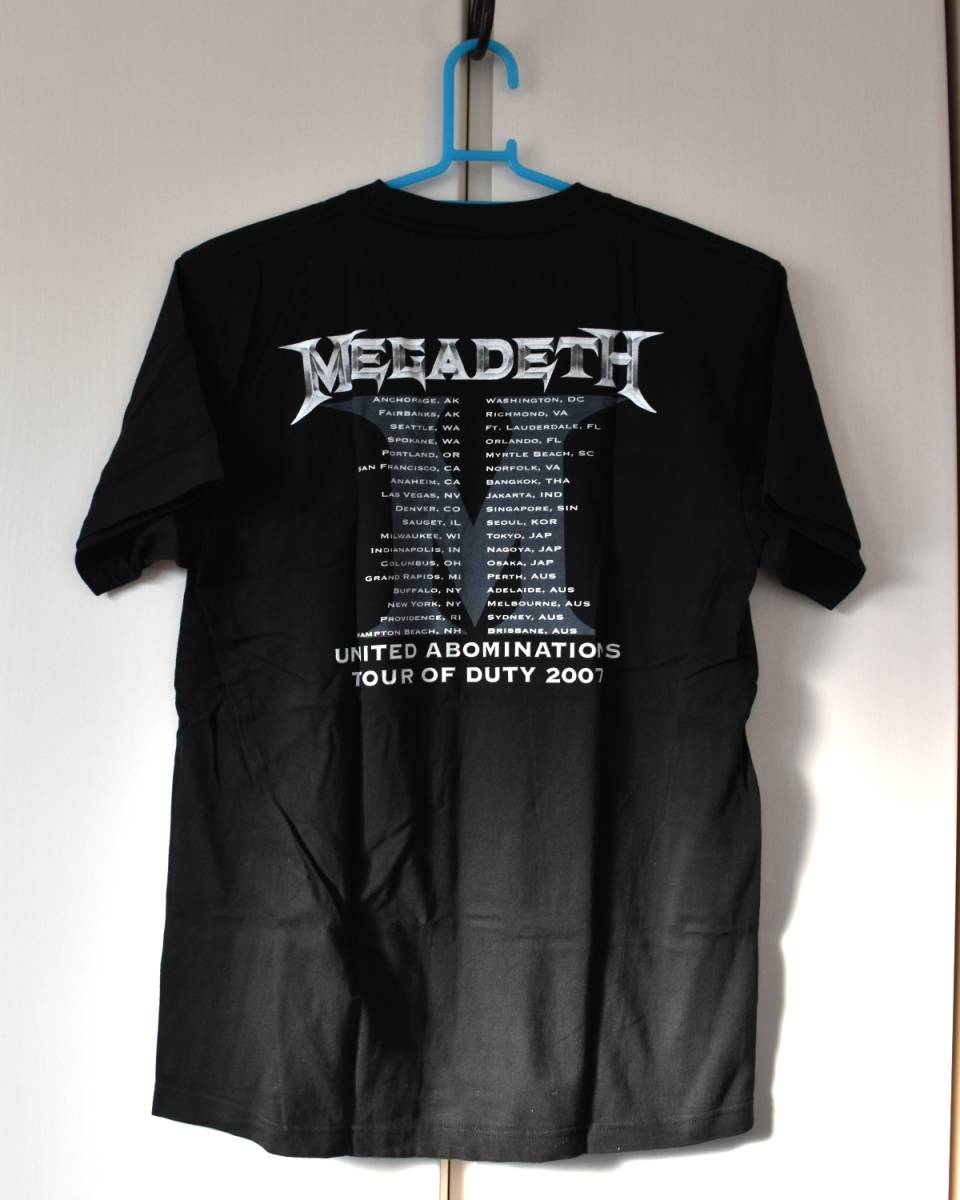 Megadeth mega tes2007 year Tour T-shirt L size 