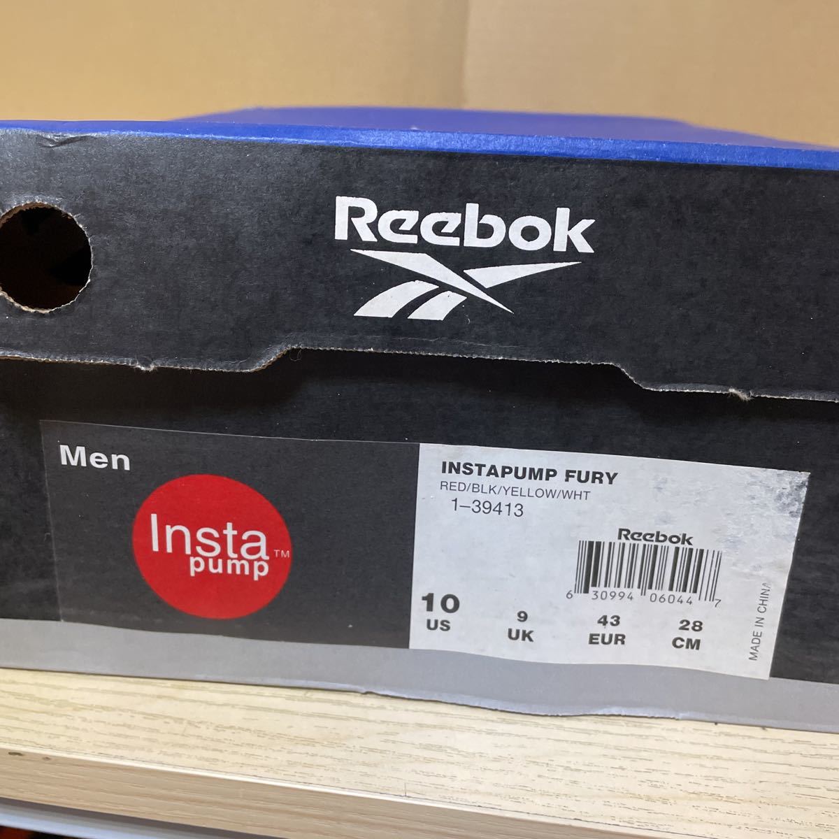 33 Reebok INSTAPUMP FURY 28cm リーボック インスタポンプフューリー 90年代レトロ 未使用品 33_画像9