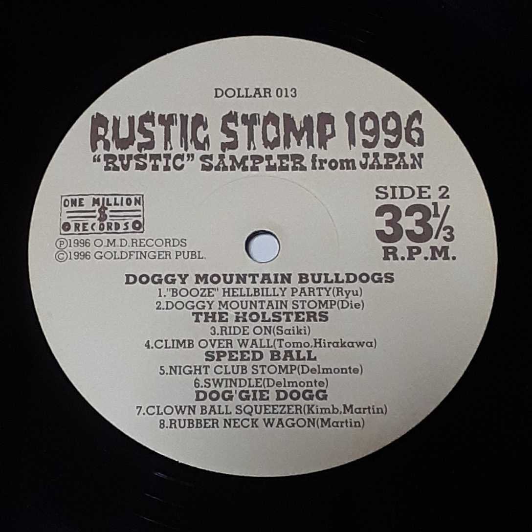 V.A. RUSTIC STOMP 1996 /LP + 7インチ TOKYO SKUNX / RUSTIC BUSHI /東京スカンクス/LOS RANCHEROS/ラスティック/サイコビリー/和モノ_画像3