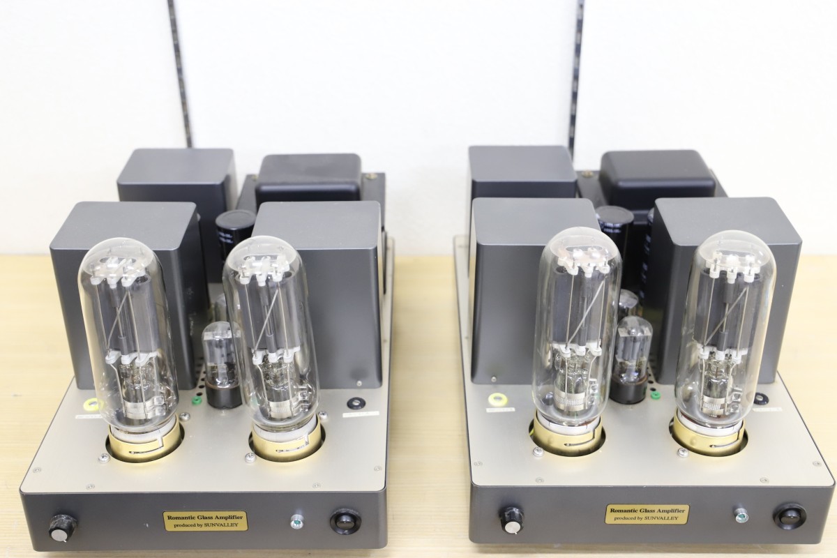 【良品】 サンバレー ロマンティック ガラス 真空管アンプ 動作確認済 Yahoo!オークション - SUNVALLEY Romantic Glass Amplifier