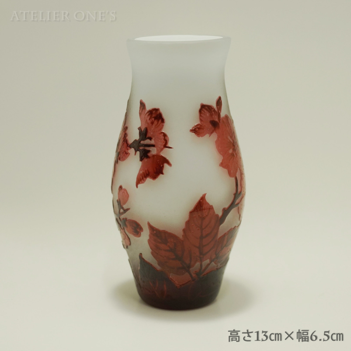 ヤフオク! - 【証明書付】【希少】 エミールガレ 花瓶 高13cm