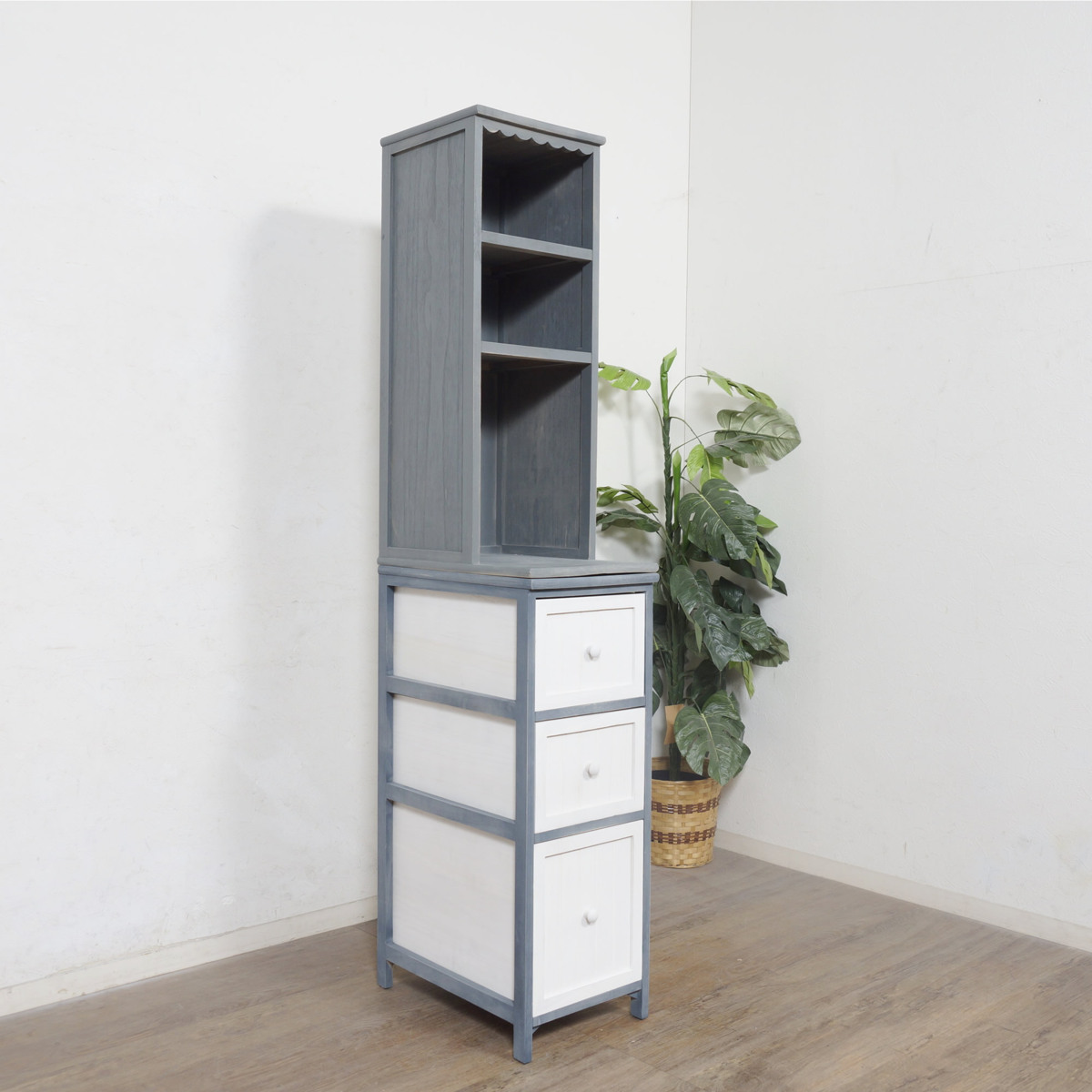 話題の人気 送料無料【新品】シャビーシック FF4975 展示品 家具 買いお値下 【新品/送料込】チェスト/シャビーシック リビング収納