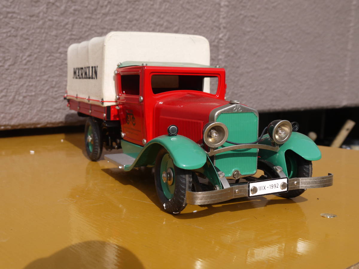 【HD11229】ブリキ製 トラック メーカー・メルクリン/MARKLIN 1992 《全長:約42cm》 ドイツ製おもちゃ　箱付き コレクター放出