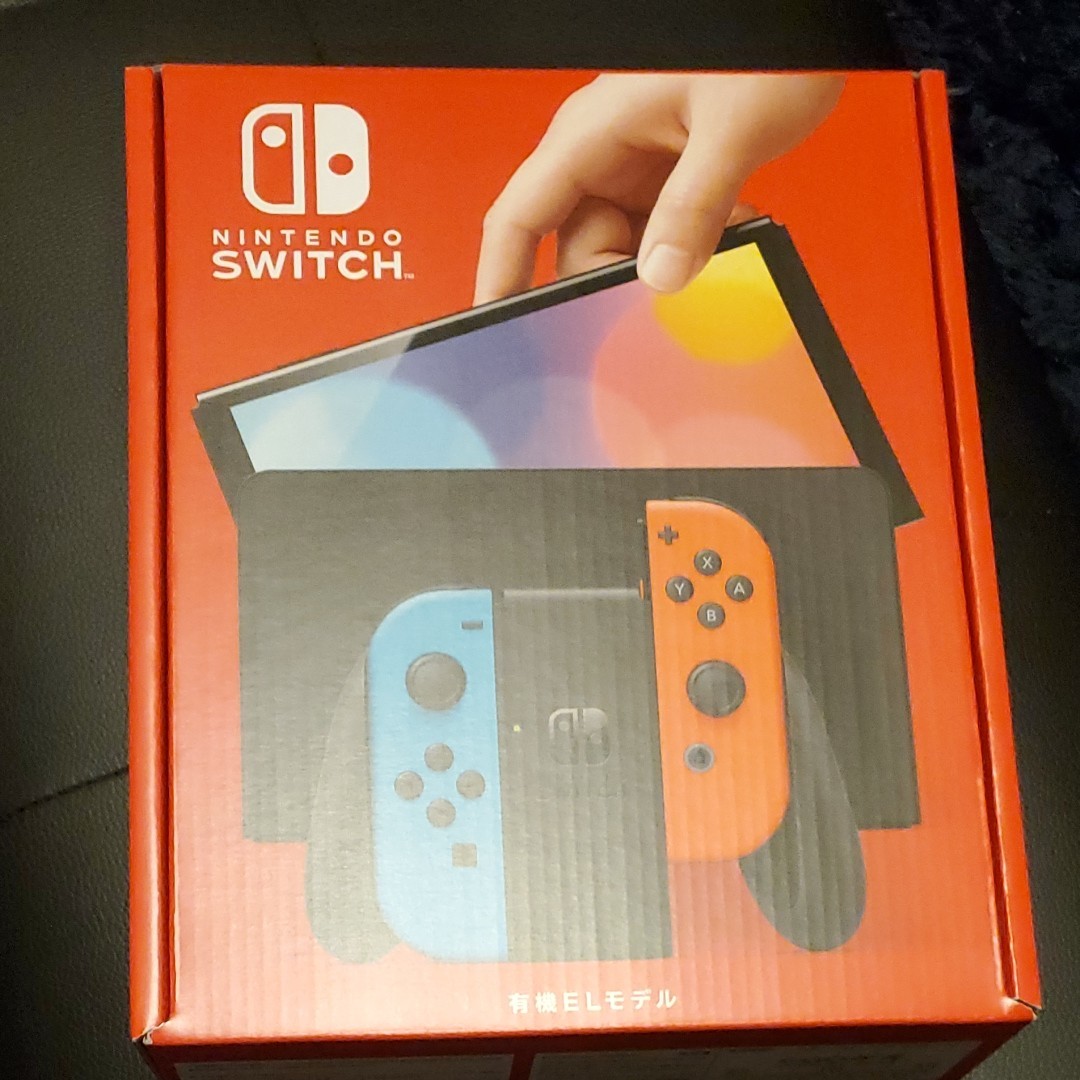 Nintendo Switch 有機el  ネオンレッド  ネオンブルー