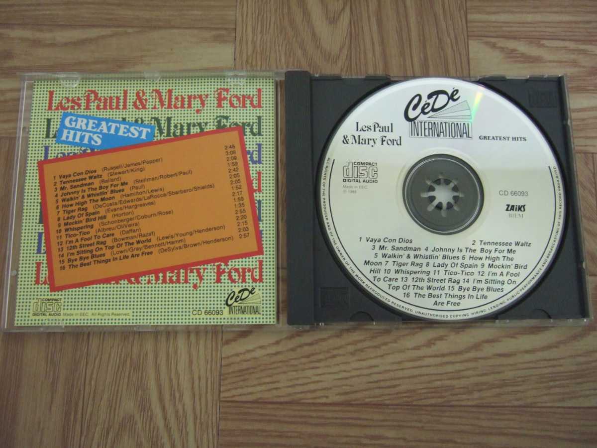 【CD】レス・ポール&マリー・フォード　Les Paul & Mary Ford / GREATEST HITS 