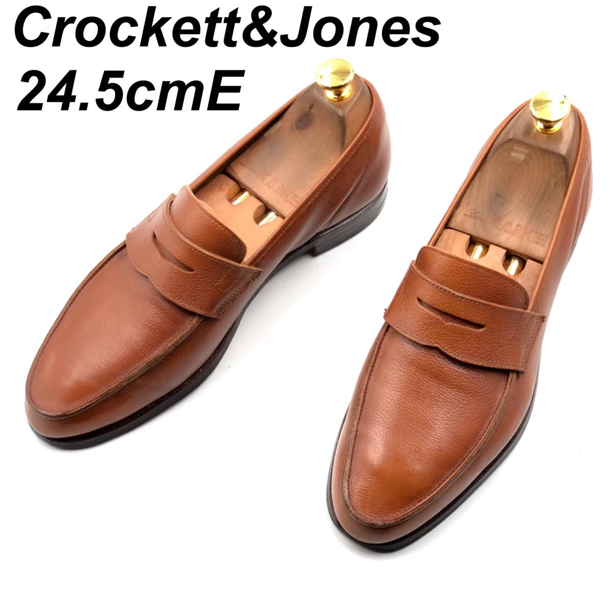 完璧即決 CrockettJones クロケット＆ジョーンズ 24.5cmE 6.5 メンズ レザーシューズ ローファー 茶 ブラウン 革靴 皮靴  ビジネスシューズ その他シューズ メンズファッション ファッション￥16,633-cadenadelmar.com