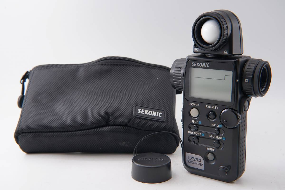 露出計 動作 【 良品 】 セコニック SEKONIC L-758 D DIGITAL MASTER