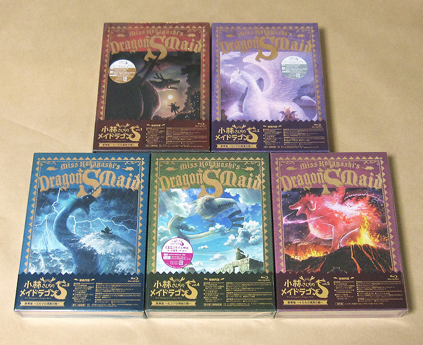 小林さんちのメイドラゴンS Blu-ray 豪華版 全巻セット（Vol.1〜4,S
