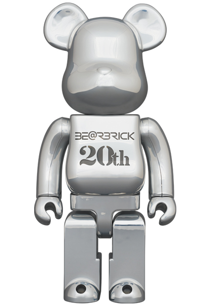 BE@RBRICK 20th Anniversary DEEP CHROME Ver. 400% MEDICOM TOY ベアブリック メディコムトイ WORLD WIDE TOUR 3
