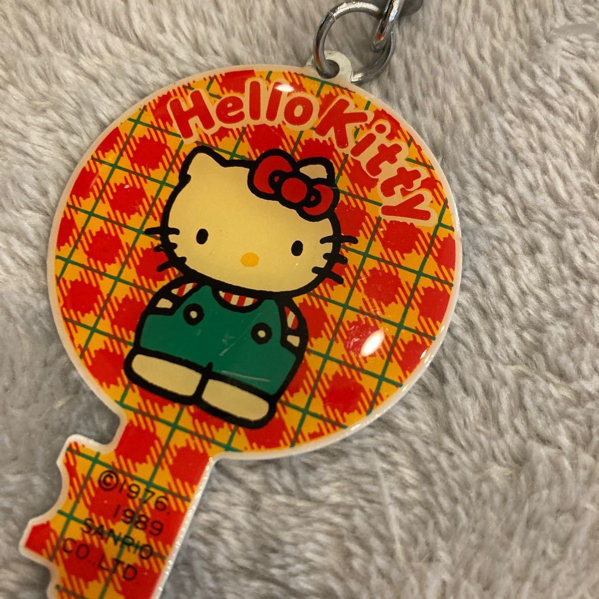 昭和レトロ 1989年 Hello kitty ハローキティ キーホルダー