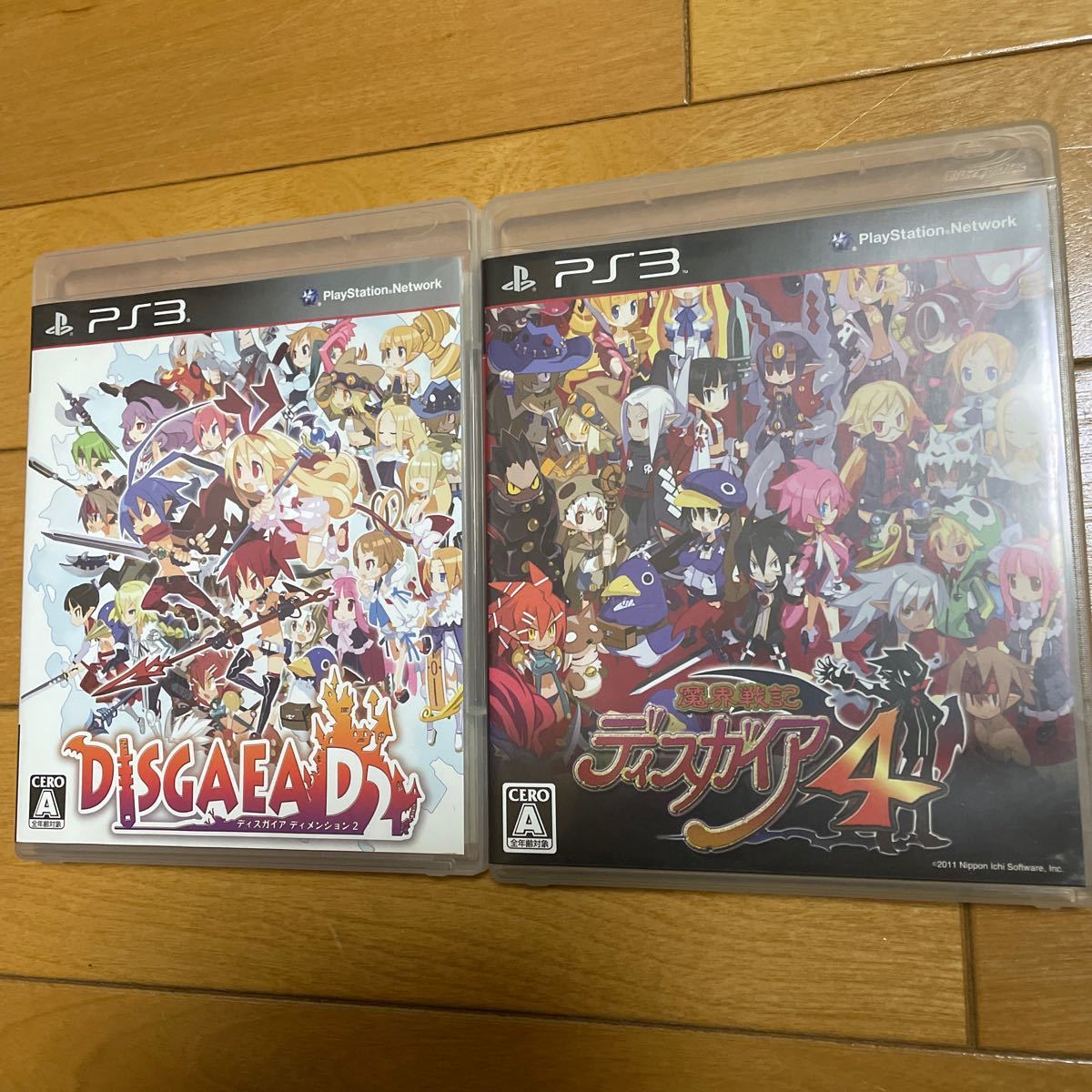 PS3ソフト2本セット！魔界戦記ディスガイア4、ディスガイアD2
