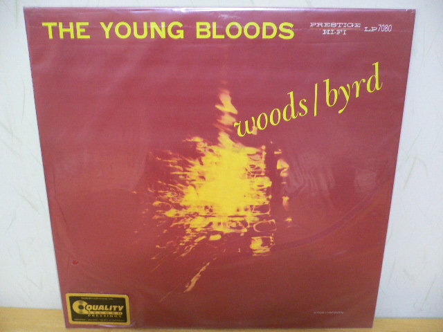 ★希少盤！凄まじいまでの爆発力と激情を繰り広げる名セッションを収録。PHIL WOODS＆Donald Byrd　/　THE YOUNG BLOODS 200g重量盤_画像1