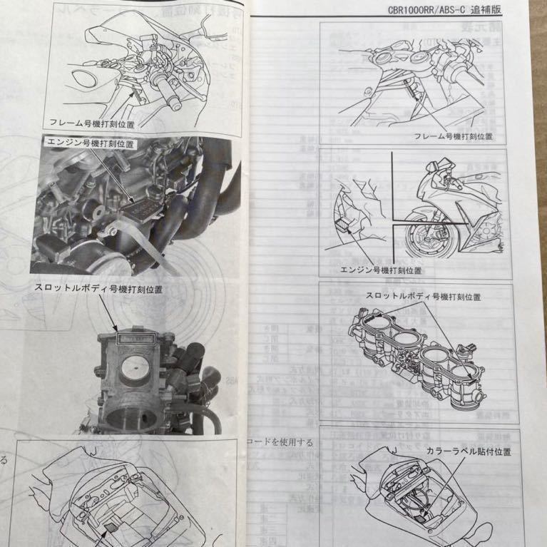 送料無料 SC59 連番 10冊 配線図7種 CBR1000RR/ABS/SP サービス 送料無料 SC59 連番 10冊 配線図7種 CBR1000RR/ABS/SP サービス