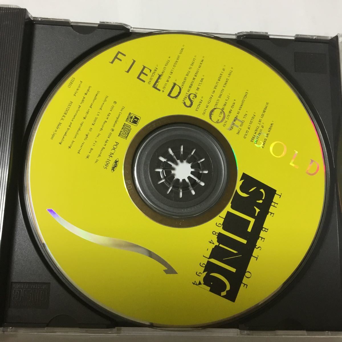 フィールズ・オブ・ゴールド~ベスト・オブ・スティング 1984-1994 Fields Of Gold: The Best Of Sting 国内盤　CDシングル付き
