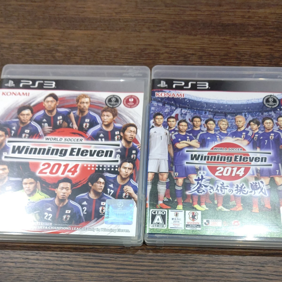PS3ソフト 2本セット ウイニングイレブン2014 +  ウイニングイレブン2014 蒼き侍の挑戦 ウイイレ