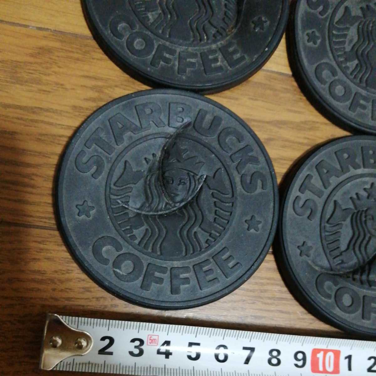  Starbucks Coaster резина Canada производства 4 шт Junk 